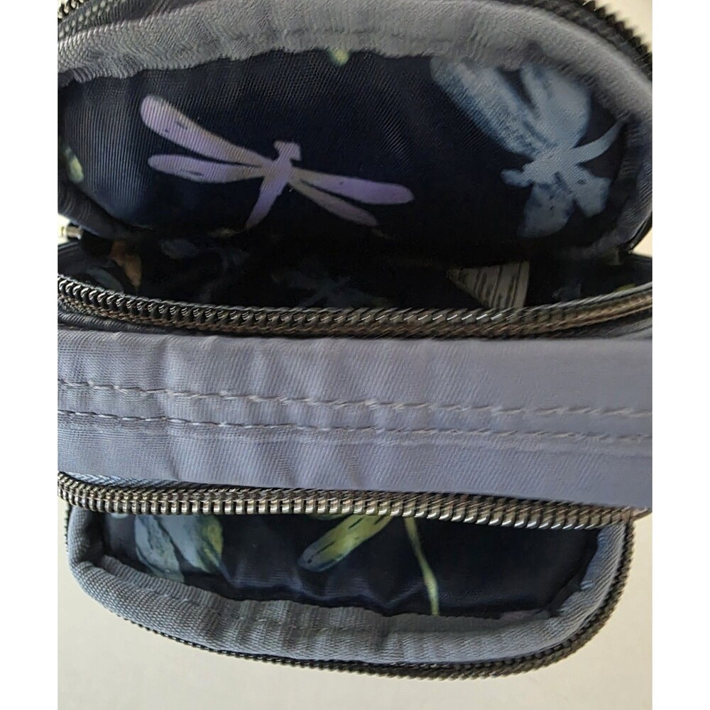 Lug Skeeter Mini Crossbody Convertible Bag Blue Moon Dragonfly Adjustable Strap - Picture 11 of 14